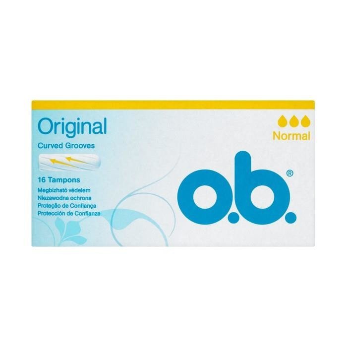 O.B ORIGINAL NORMAL 16 TAMPONS - Careforte Pharmacy