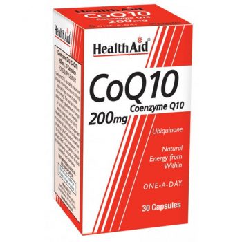 HEALTHAID CoQ10 200MG (COENZYME Q10) X30 CAPSULES