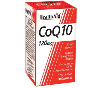 HEALTHAID CoQ10 UBIQUINONE 120MG 30 CAPS