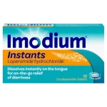 imodium instants 12 tablets