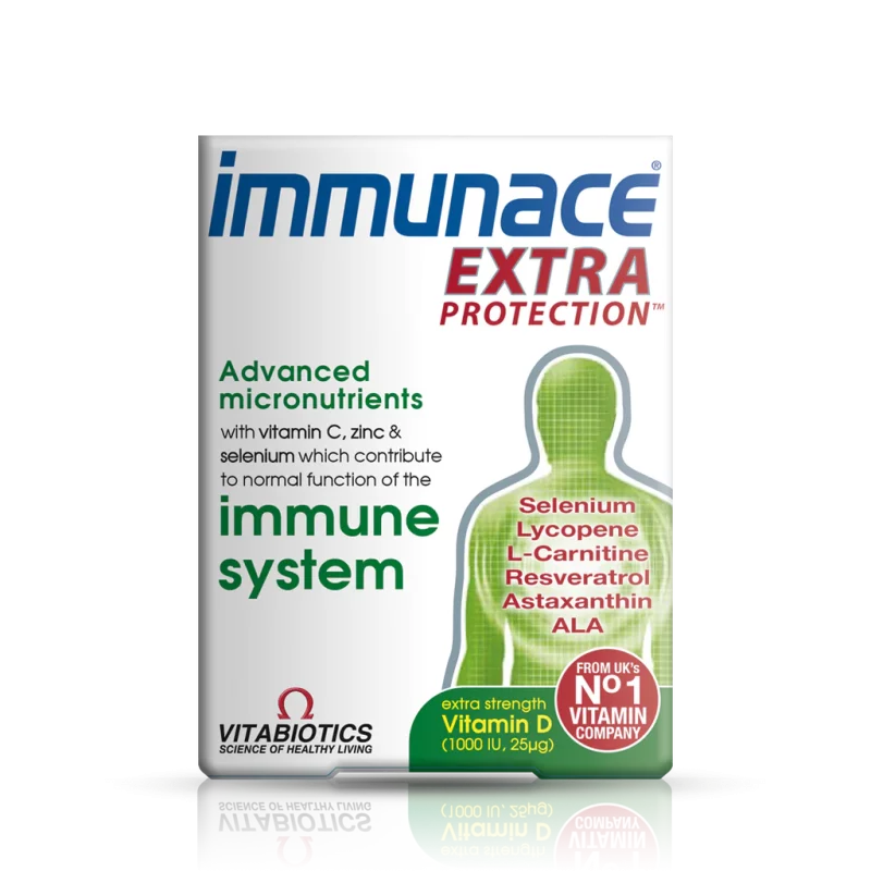 Vitabiotics Immunace Extra Protection 30 tablets