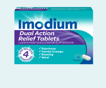 Imodium Dual Action Relief Tablets 12 tablets