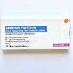 malaron paediatric 62.5mg 25 mg film coated tablets