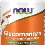 Now Glucomannan Konjac Root 575mg 180 Veg Capsules