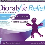 Dioralyte Relief Blackcurrant Sachets X6