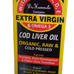 Dr Hommels - Extra Virgin Cod Liver Oil Organic, Raw & Cold Pressed 100% Natural - 125ml