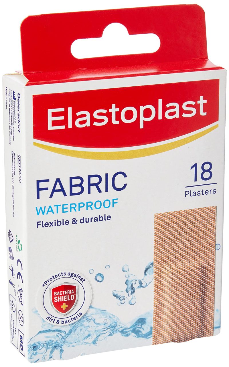 Elastoplast Fabric Waterproof X18 Plasters