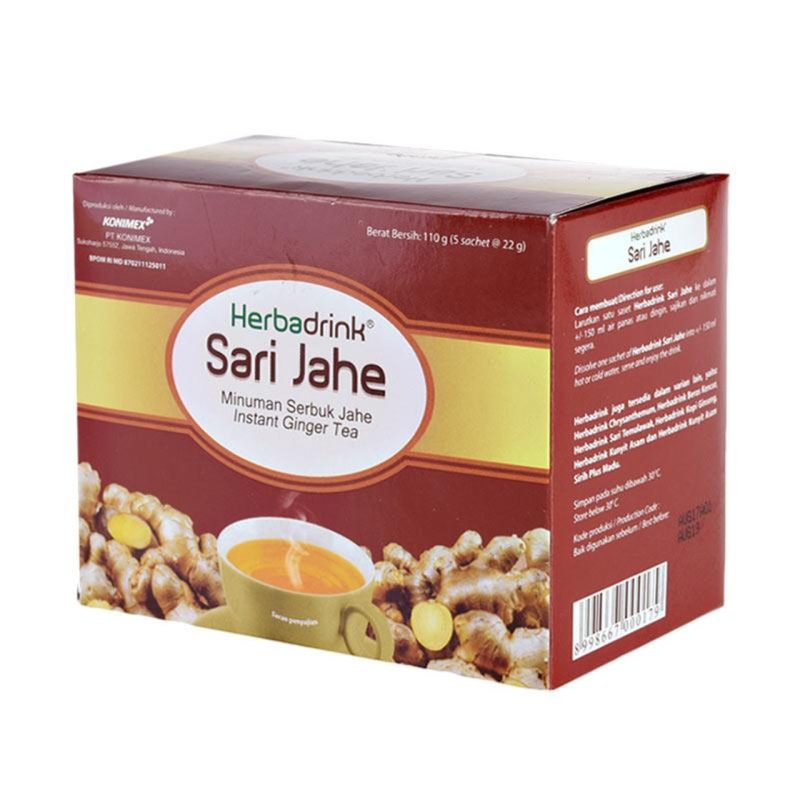Herbadrink Sari Jahe 1 Pack (5 sachet @22g)