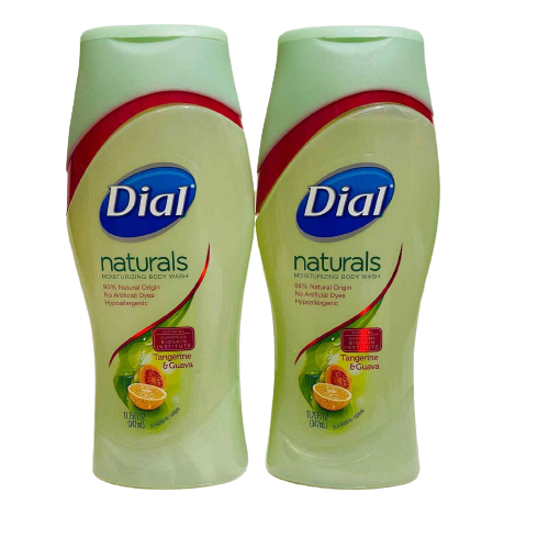 Dial Naturals Moisturizing Tangerine and Guava Body Wash 347ml